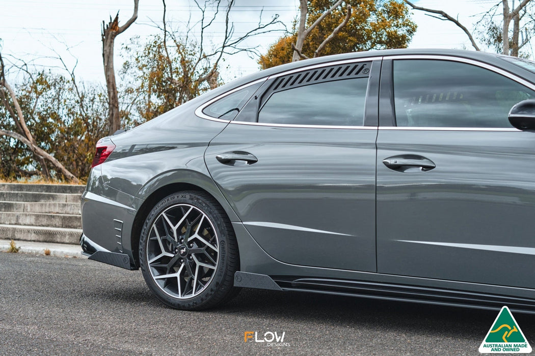 DN8 Sonata N Line 2020+ Rear Window Vents (Pair)-Flow Designs