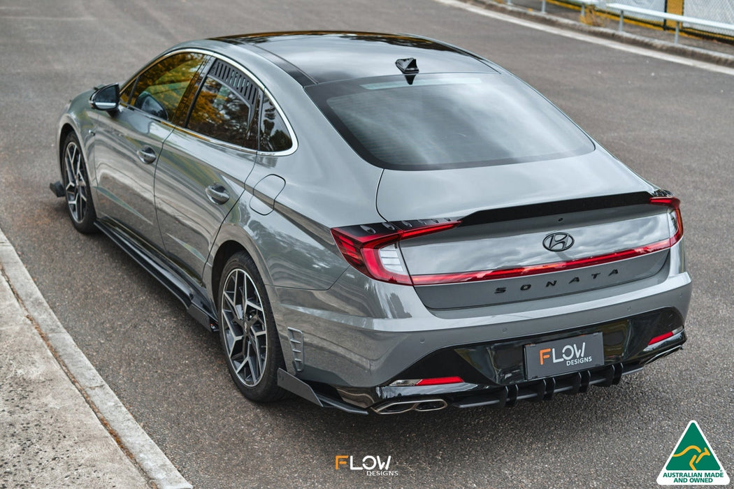 DN8 Sonata N Line 2020+ Rear Spat Winglets (Pair)-Flow Designs