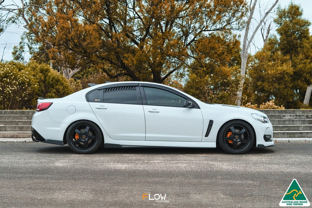 VF Commodore S2 Sedan Front Lip Splitter Winglets (Pair)-Flow Designs