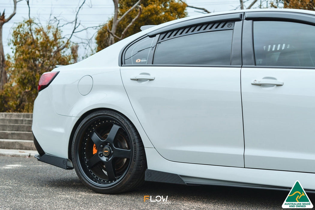 VF Commodore S2 Sedan Side Skirt Splitter Winglets (Pair)-Flow Designs