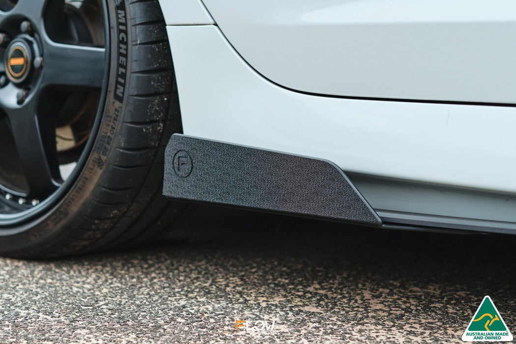 VF Commodore S2 Sedan Side Skirt Splitter Winglets (Pair)-Flow Designs