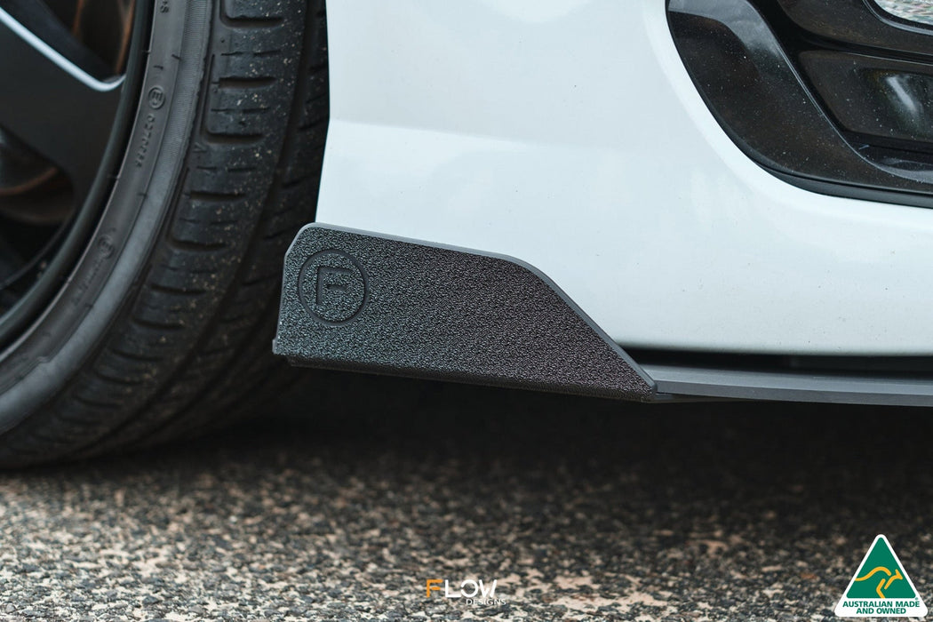 VF Commodore S2 Sedan Front Lip Splitter Winglets (Pair)-Flow Designs