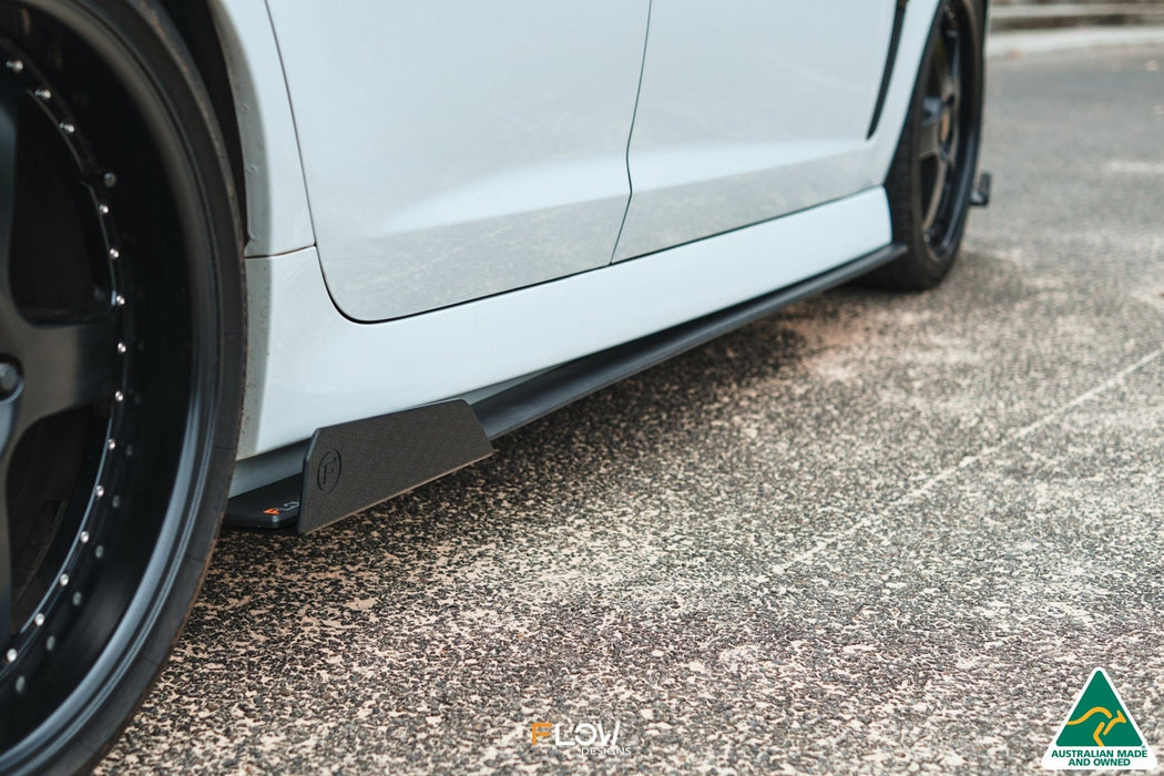 VF Commodore S2 Sedan Side Skirt Splitters (Pair)-Flow Designs