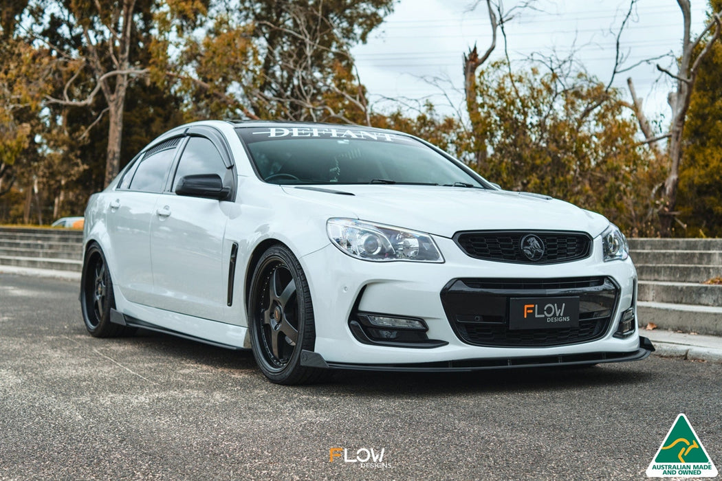 VF Commodore S2 Sedan Side Skirt Splitters (Pair)-Flow Designs
