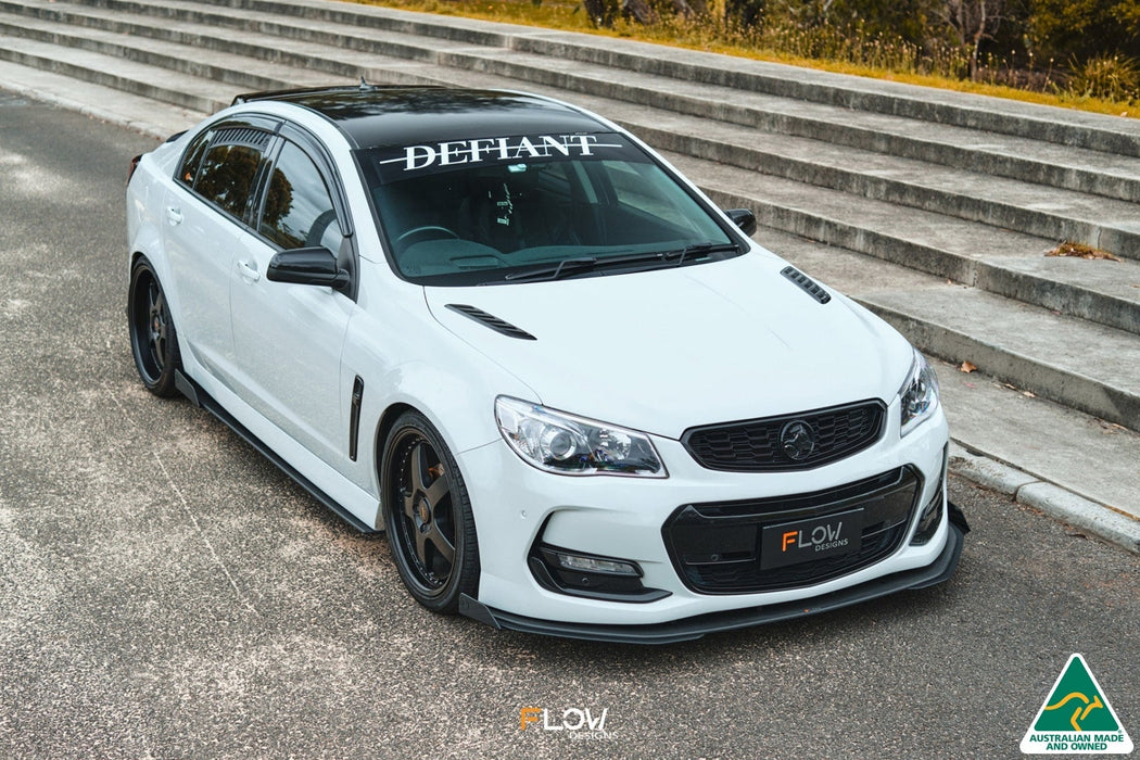 VF Commodore S2 Sedan Front Lip Splitter-Flow Designs