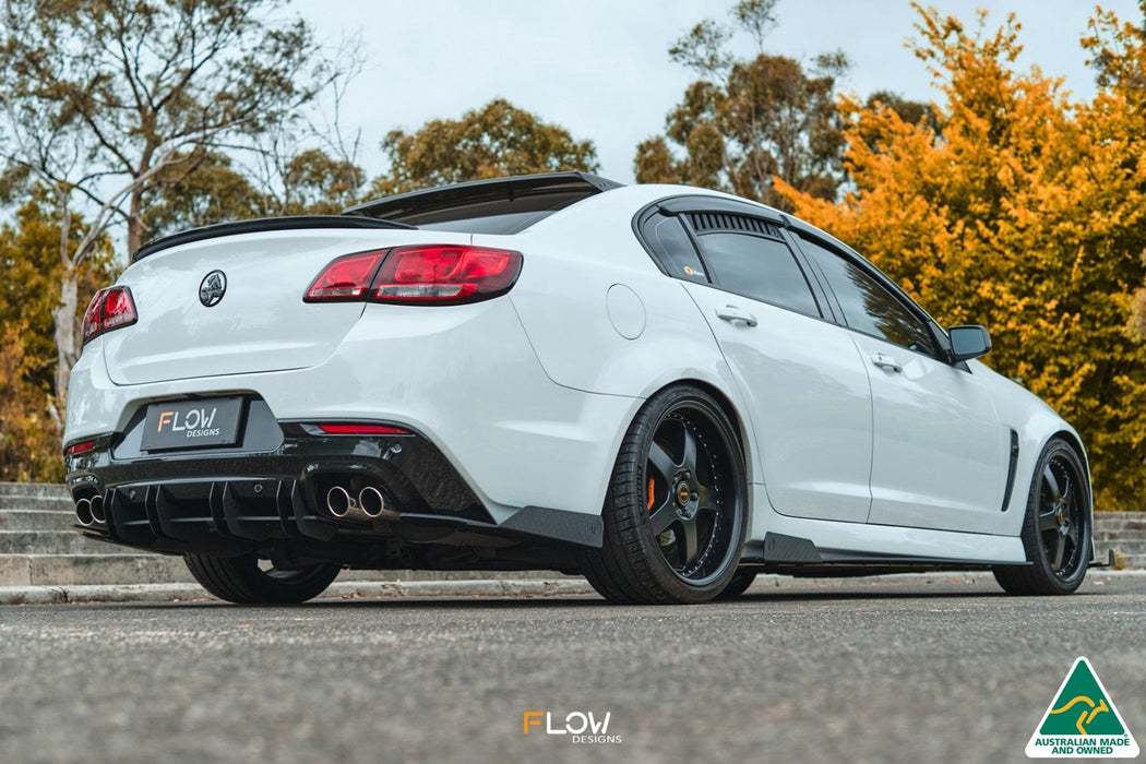 VF Commodore S2 Sedan Rear Spats (Pair)-Flow Designs