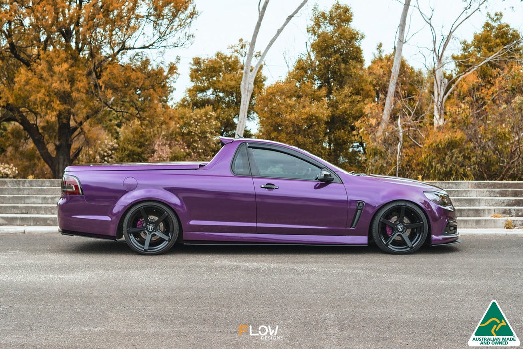 VF Commodore S1 Ute Side Skirt Splitters (Pair)-Flow Designs