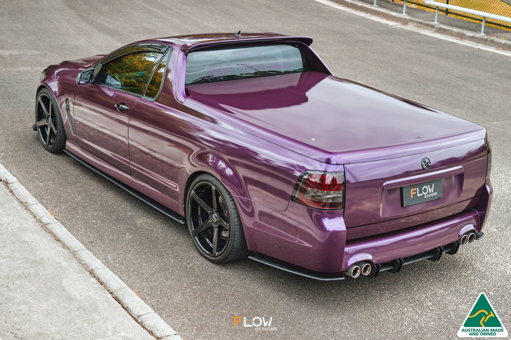 VF Commodore S1 Ute Side Skirt Splitters (Pair)-Flow Designs