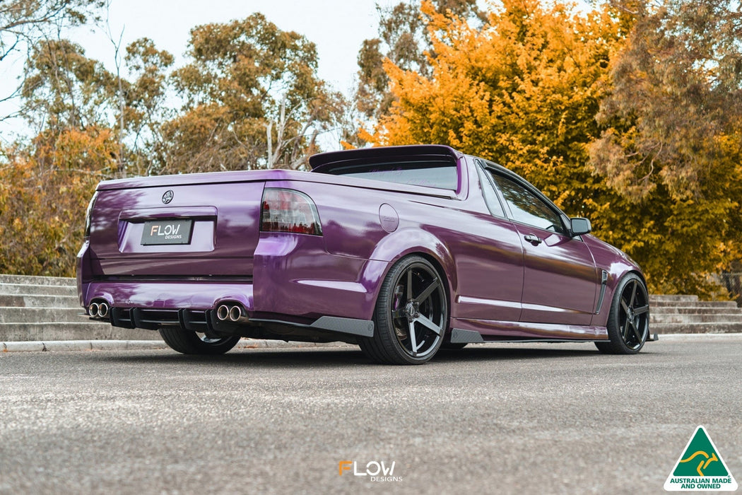 VF Commodore S1 Ute Side Skirt Splitter Winglets (Pair)-Flow Designs