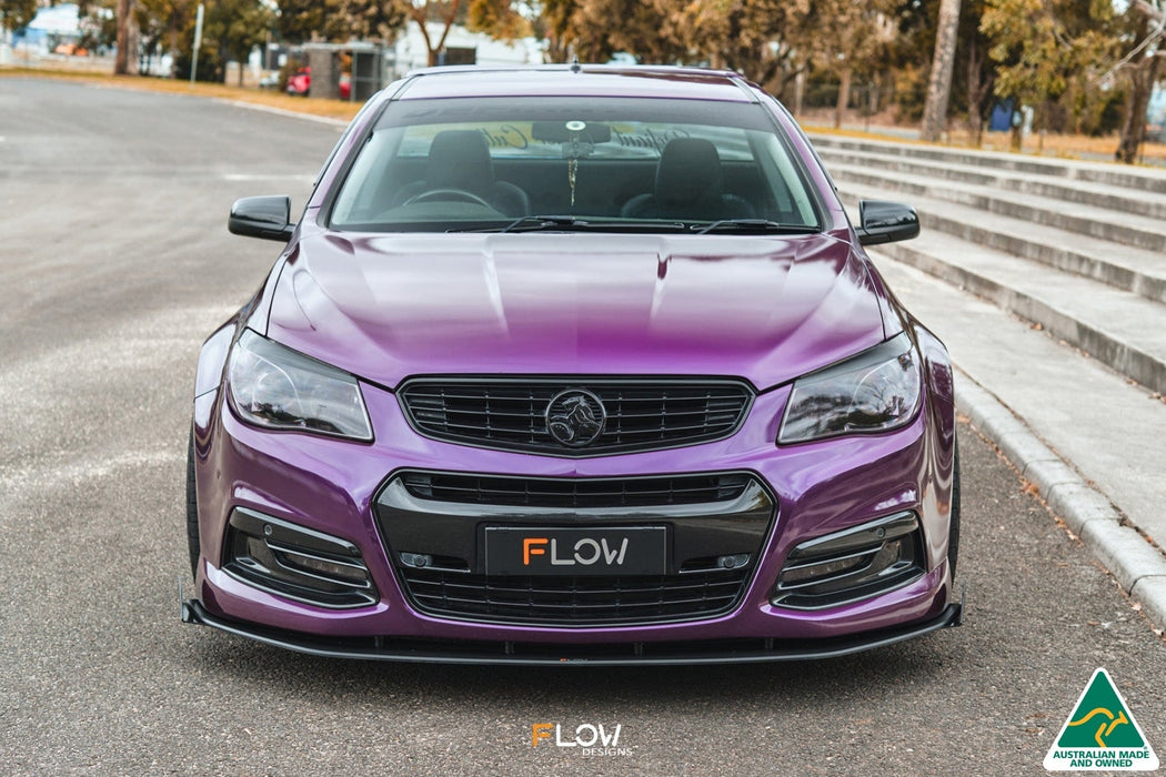 VF Commodore S1 Ute Front Lip Splitter Winglets (Pair)-Flow Designs