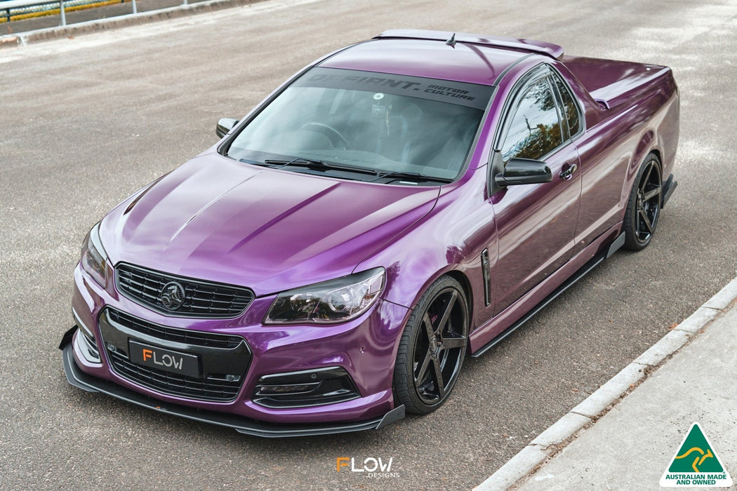 VF Commodore S1 Ute Front Lip Splitter-Flow Designs
