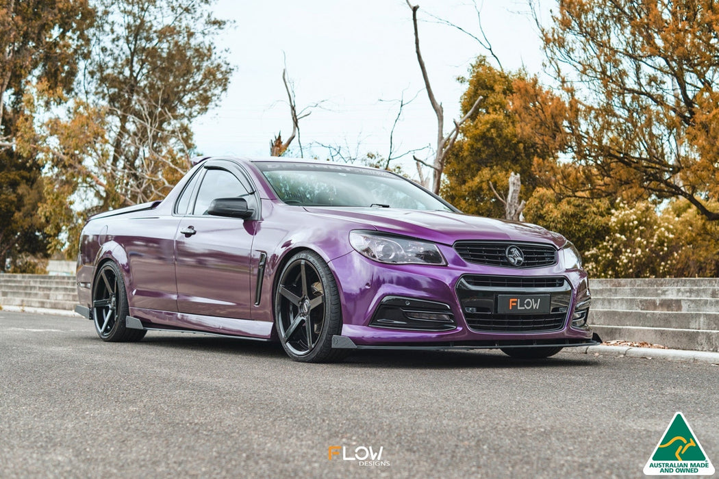 VF Commodore S1 Ute Side Skirt Splitter Winglets (Pair)-Flow Designs