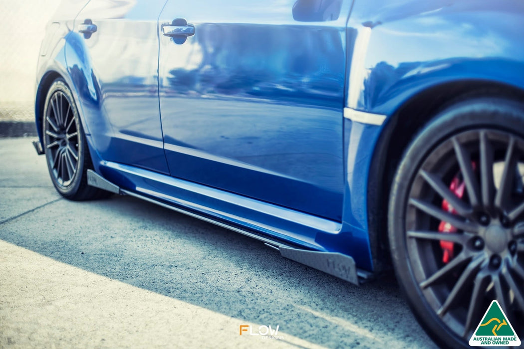 Impreza WRX / STI G3 Hatch (FL) Side Skirt Splitters (Pair)-Flow Designs