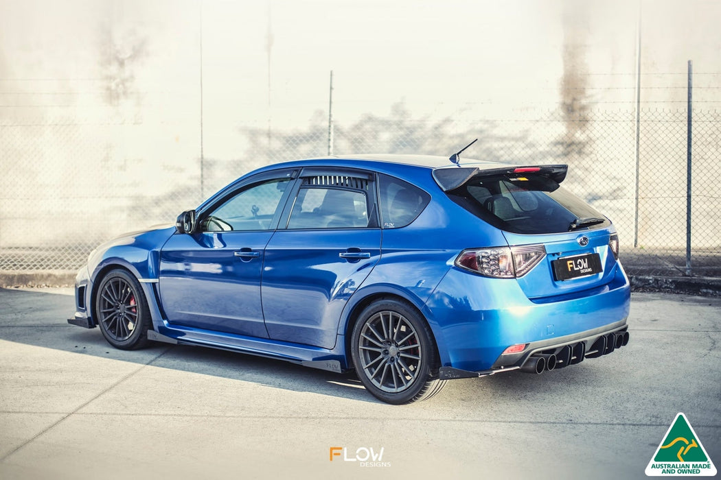 Impreza WRX / STI G3 Hatch (FL) Side Skirt Splitters (Pair)-Flow Designs