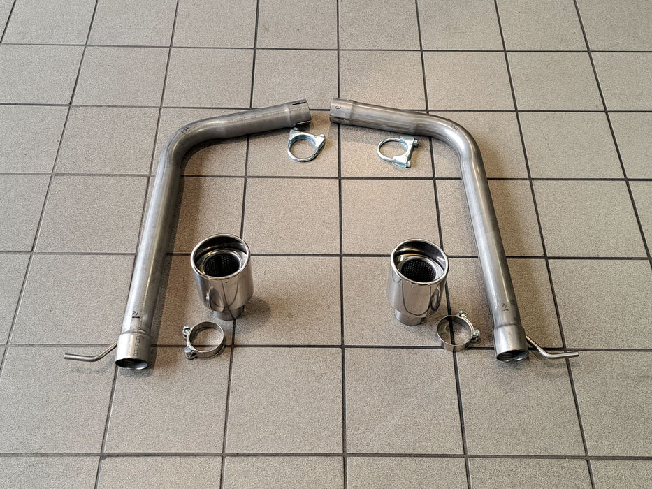Jaguar S Type 2.5 V6 Rear Silencer Deletes