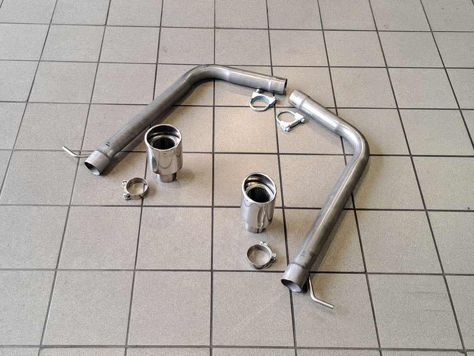 Jaguar S Type 3.0 V6 Rear Silencer Deletes