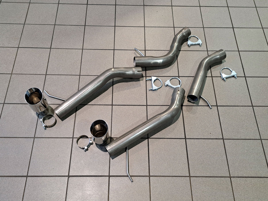 Jaguar XE-S 3.0 V6 Rear silencer deletes - Harrys Euro