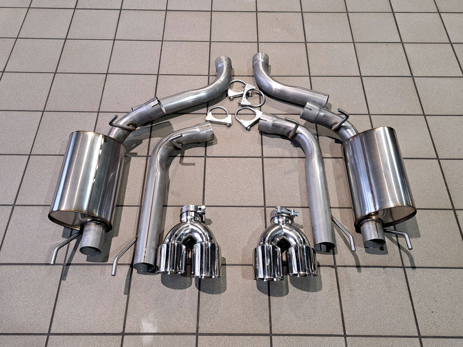 Jaguar XFR 5.0 V8 Sport Rear Silencers + Silencer delete kit - Harrys Euro