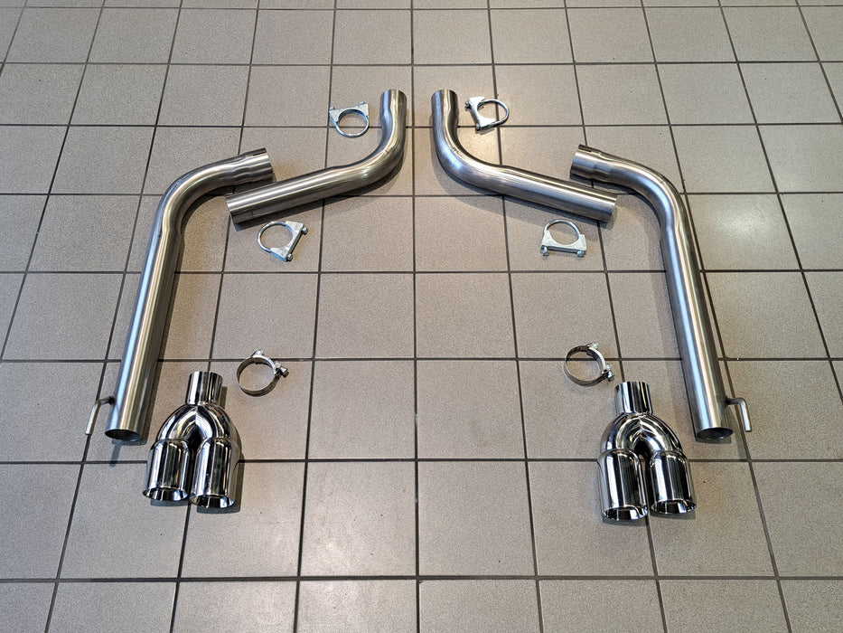 Jaguar XJL 5.0 V8 Rear Silencer Deletes - Harrys Euro