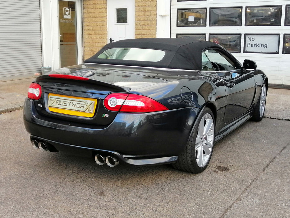 Jaguar XKR 5.0 V8 Rear Silencer Deletes - Harrys Euro