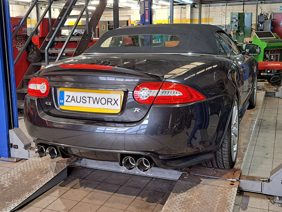 Jaguar XKR 5.0 V8 Rear Silencer Deletes - Harrys Euro