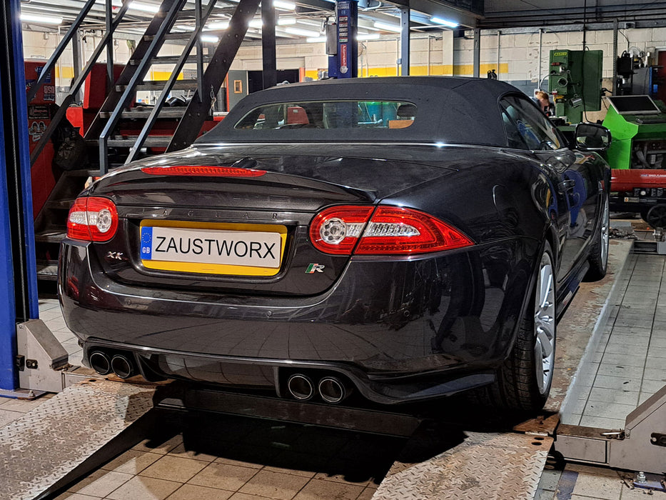 Jaguar XKR 5.0 V8 Rear Silencer Deletes - Harrys Euro