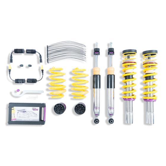 KW Coilover Kit V3 for 03/2017+ Audi A5 Convertible (F57, F5E) w/ Deactivation For Electronic Dampers