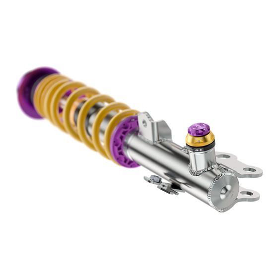 KW Coilover Kit V4 Clubsport for Toyota Yaris (P21, PA1, PH1) w/ Top Mounts