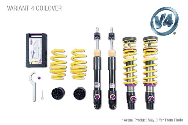 KW Coilover Kit V4 for 10/2013-11/2015 Porsche 911 Convertible (991) w/ Deactivation For Electronic Dampers