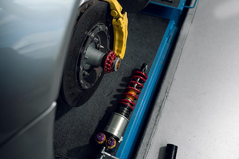 Coilover kit V5 (Porsche Carrera GT Edition) w. HLS 4 Hydraulik Liftsystem