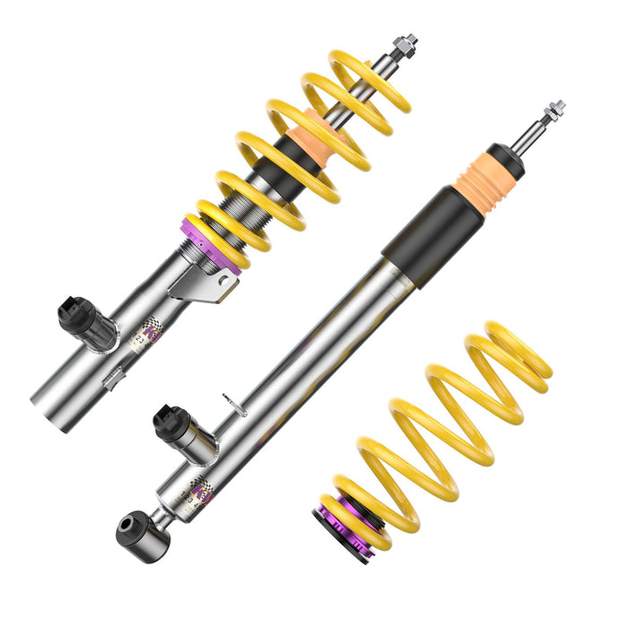 KW DDC - Plug & Play coilovers inox VW Golf VIII st. wagon 4WD incl. R