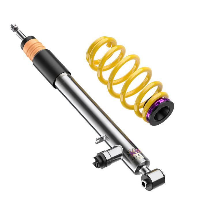 KW DDC - Plug & Play coilovers inox VW Golf VIII st. wagon 4WD incl. R