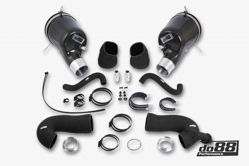 Porsche 911 Carrera (992) Induction system, 80mm outl, with Turbo inlet hoses