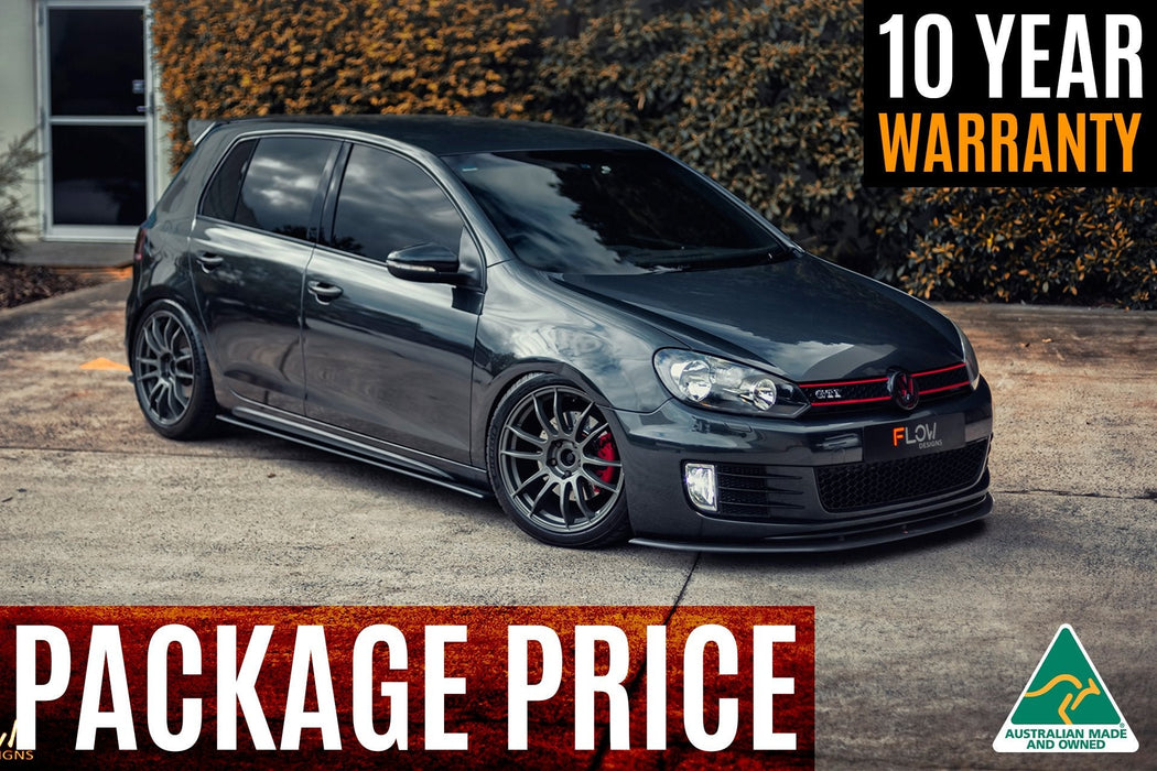MK6 Golf GTI Full Lip Splitter Set-Flow Designs
