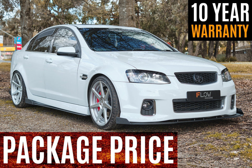 VE Commodore S2 Sedan Full Lip Splitter Set-Flow Designs
