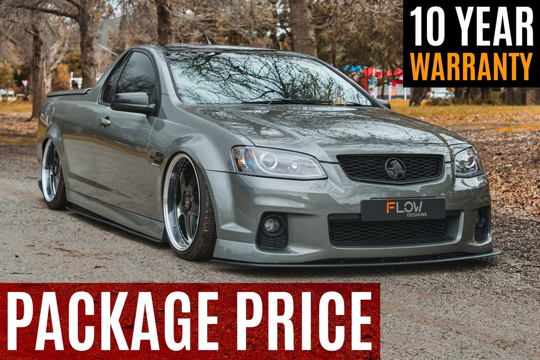 VE Commodore Ute Full Lip Splitter Set-Flow Designs