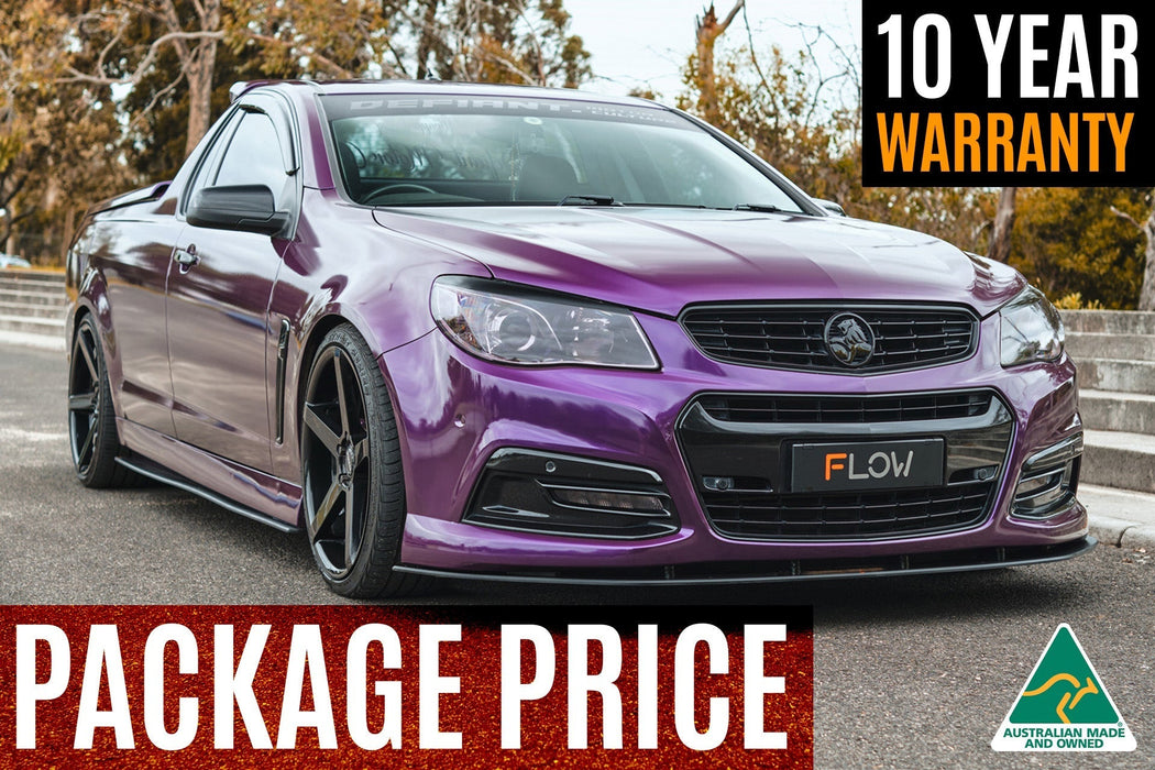 VF Commodore S1 Ute Full Lip Splitter Set-Flow Designs