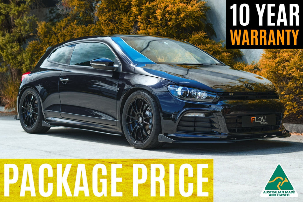 Scirocco R PFL V3 Full Lip Splitter Set-Flow Designs