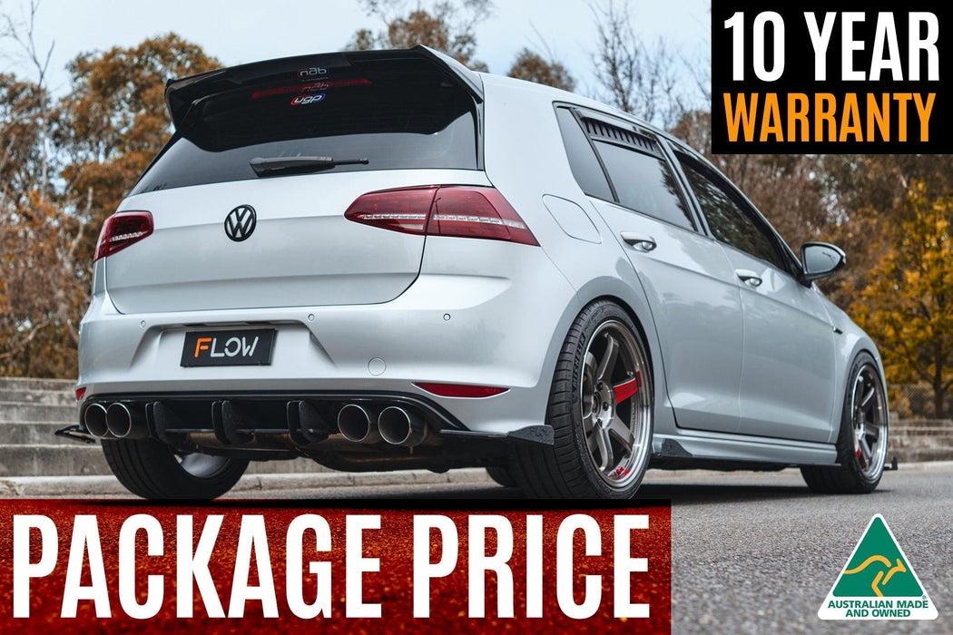 MK7 Golf R (USDM) Full Lip Splitter Set-Flow Designs