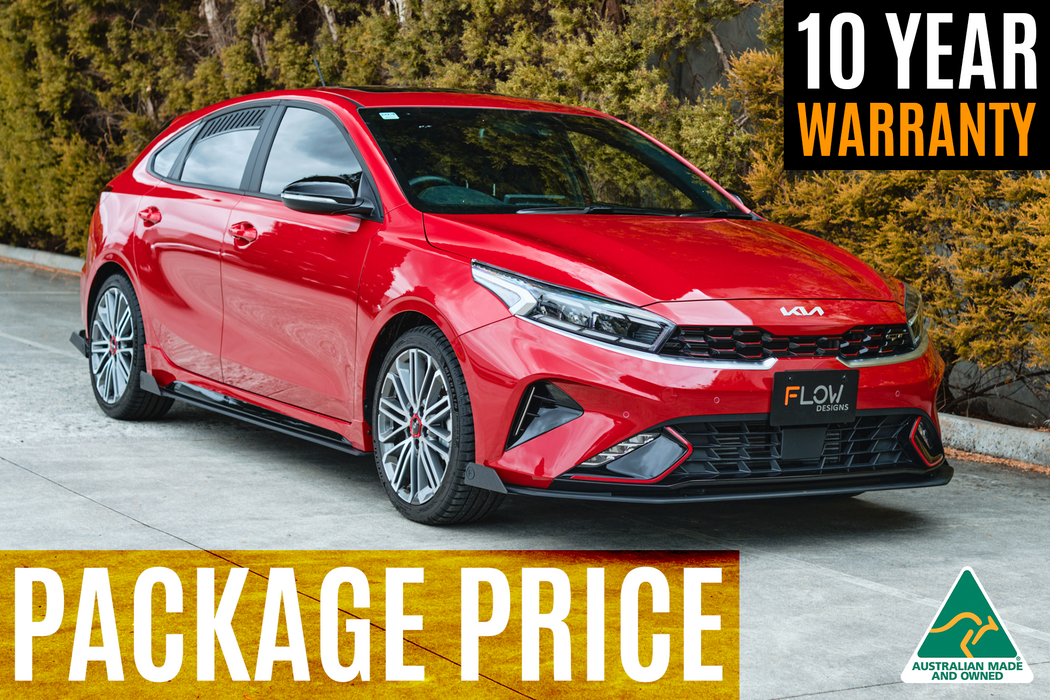 Cerato GT Hatch Facelift Full Lip Splitter Set-Flow Designs
