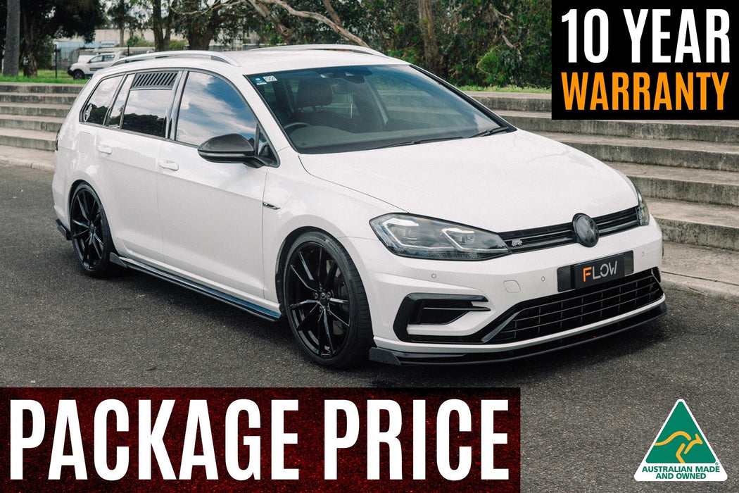 MK7.5 Golf R Wagon Full Lip Splitter Set-Flow Designs