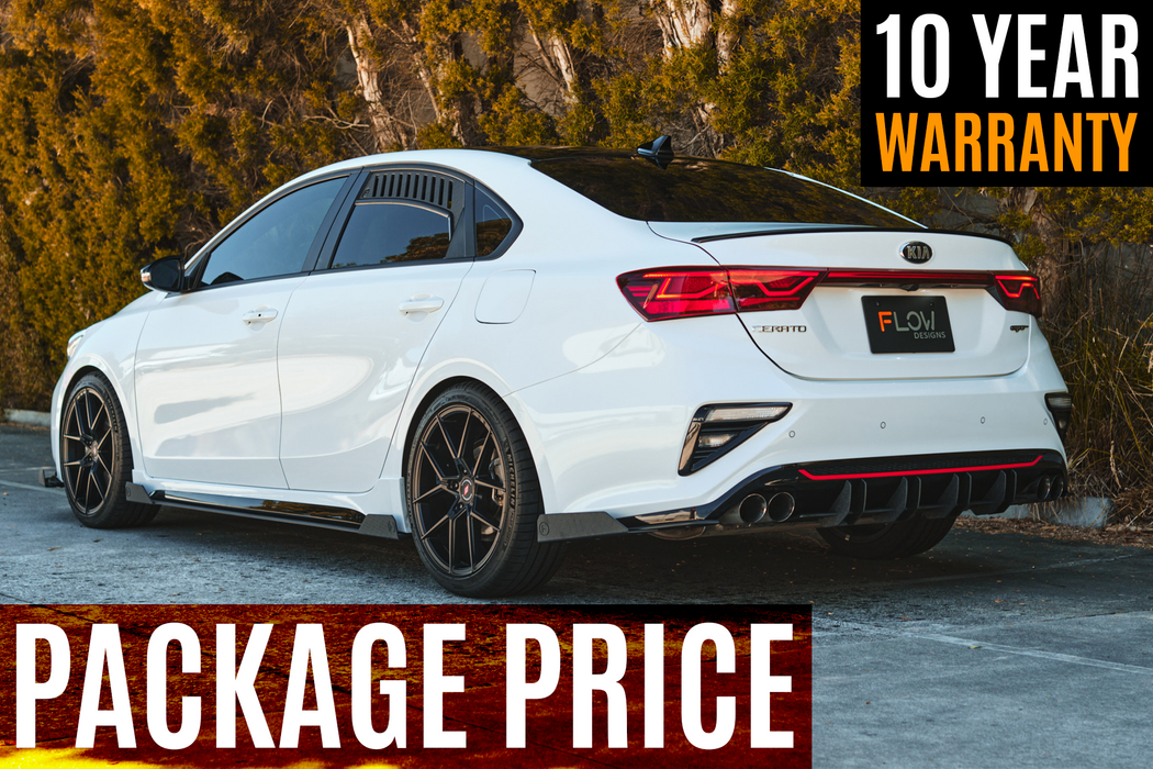 Cerato GT Sedan PFL Full Lip Splitter Set-Flow Designs