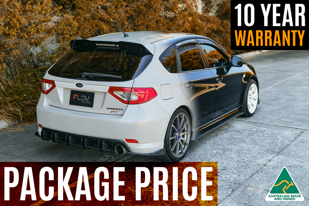 Impreza WRX/RS G3 Hatch PFL Full Lip Splitter Set-Flow Designs