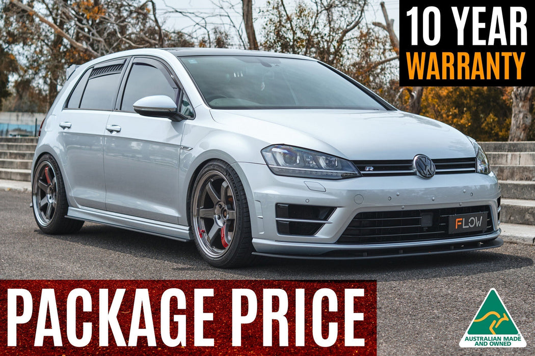 MK7 Golf R (EU/AU) Full Lip Splitter Set-Flow Designs