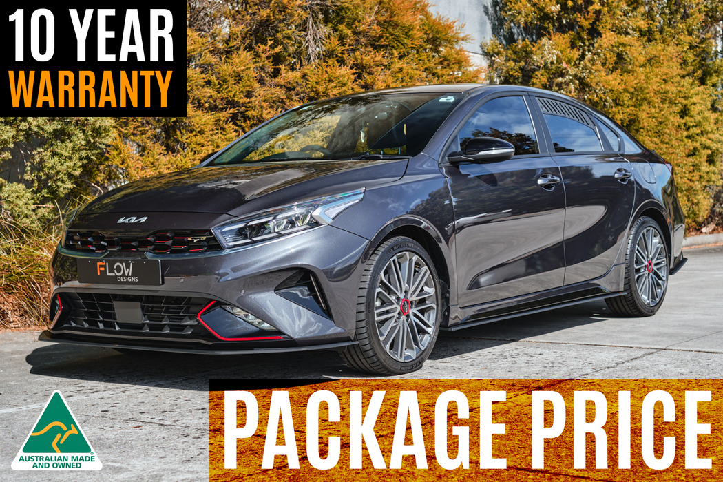 Cerato GT Sedan FL Full Lip Splitter Set-Flow Designs