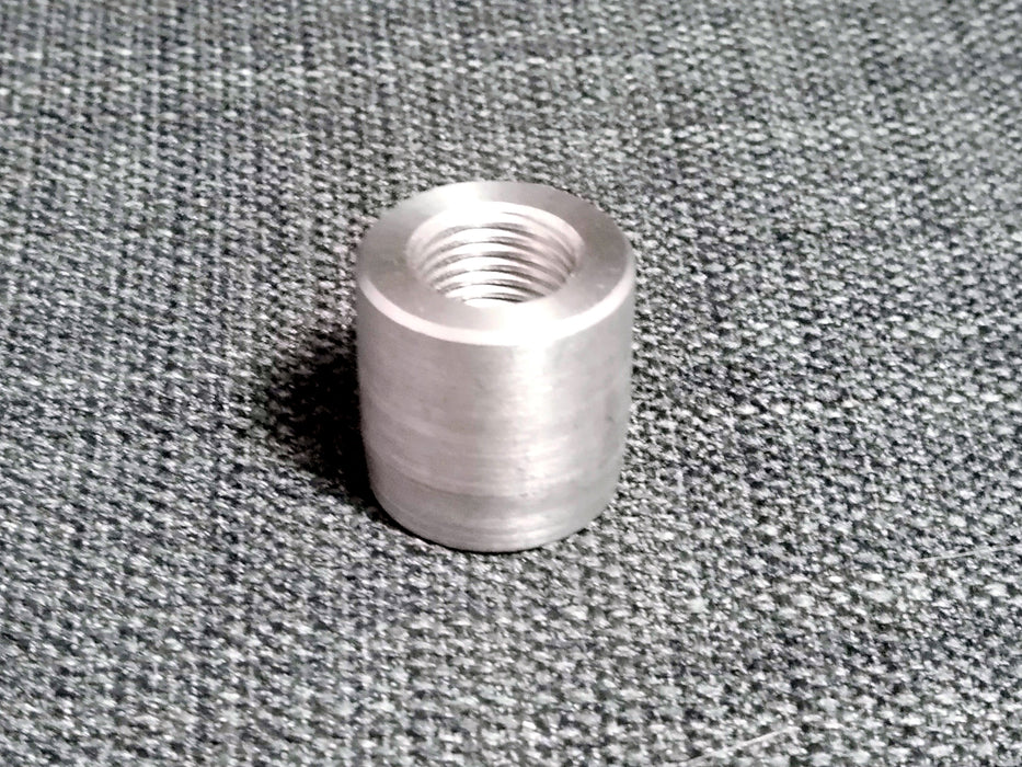 M12x1.25 Female weld on sensor fitting - Stainless steel