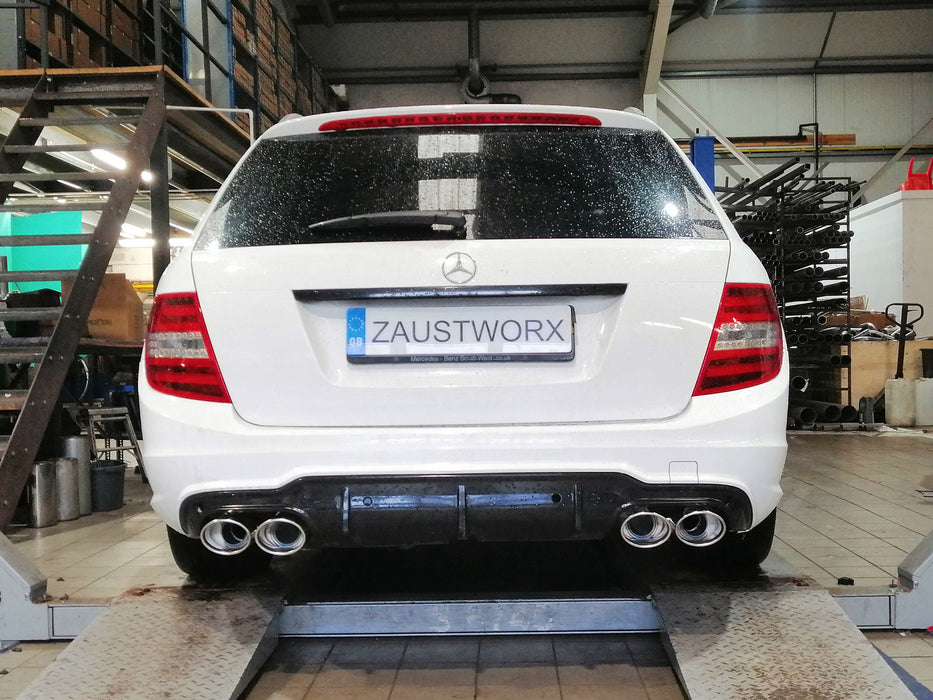 Mercedes C350 3.0 CDi AMG Style Rear Silencer Deletes - Harrys Euro