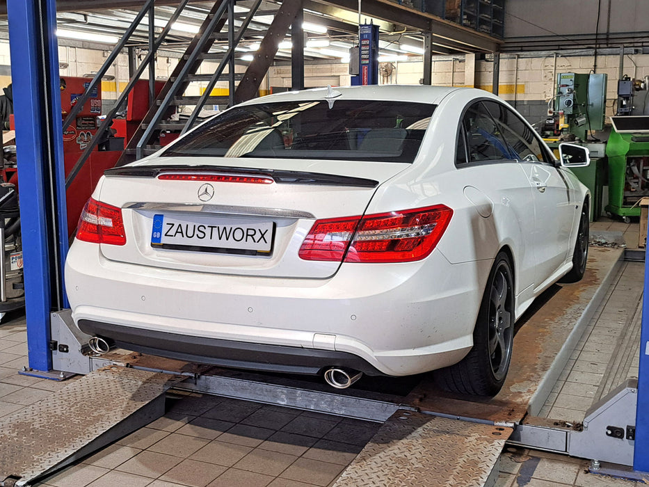 Mercedes E350 3.0CDi (C207) Rear Silencer Deletes - Harrys Euro
