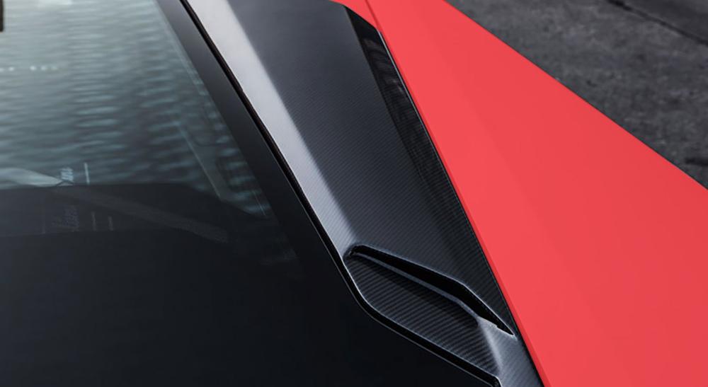 Lamborghini Huracan/EVO/RWD | Roof Air Intake Scoop Only for Cars with Glass-Engine Bonnet - Ready For Painting