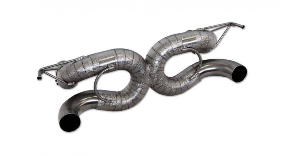 Ferrari 488 Spider/GTB | Power Optimised Exhaust System without Flap-Regulation - Stainless Steel